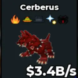 Cerberus (f02214) (Секретный персонаж) — Roblox, лот №223782