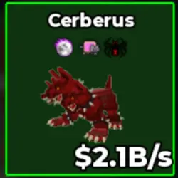 Cerberus (f02281) (Секретный персонаж) — Roblox, лот №223783