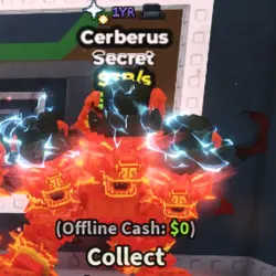 Cerberus - Lava (1YR Trait) $3.B S # # (Секретный персонаж) — Roblox, лот №223790