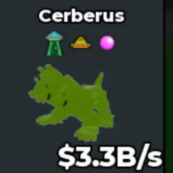 Cerberus - Rainbow 3.3b s have 3 trait (Секретный персонаж) — Roblox, лот №223791