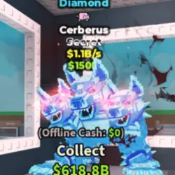 Cerberus 1.1B s Diamond (Секретный персонаж) — Roblox, лот №223798