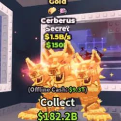 Cerberus 1.5B s Gold (Секретный персонаж) — Roblox, лот №223810