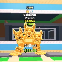 Cerberus 1.6 B s Gold ! Secret PE (Секретный персонаж) — Roblox, лот №223811