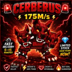Cerberus 175M s - 15 Minutes Stock - Grab Yours NOW (Секрет… — Roblox, лот №223824