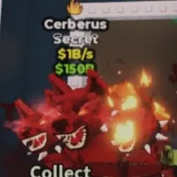 Cerberus 1B Base & Gold Fire Trait (Секретный персонаж) — Roblox, лот №223826
