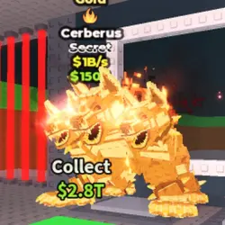 Cerberus 1B s Gold (Секретный персонаж) — Roblox, лот №223834