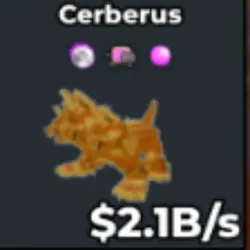 Cerberus 2.1b Gold (Секретный персонаж) — Roblox, лот №223837