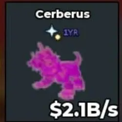 Cerberus 2.1B s Candy 1 Year Trait Q4 (Секретный персонаж) — Roblox, лот №223839