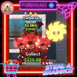 Cerberus 2.3B s ALL GOOD TRAITS (Секретный персонаж) — Roblox, лот №223842
