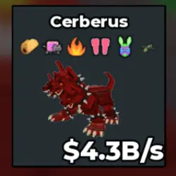 Cerberus 4.3B s (Секретный персонаж) — Roblox, лот №223881