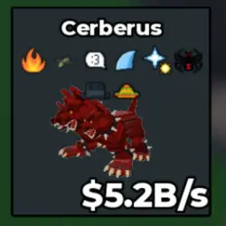 Cerberus 5.2B s (Секретный персонаж) — Roblox, лот №223888