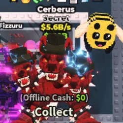 Cerberus 5.6B S (BEE+Money + 6 Traits) #K3QF7M (Секретный п… — Roblox, лот №223894