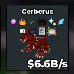 Cerberus 6.6B s (Секретный персонаж) — Roblox, лот №223904