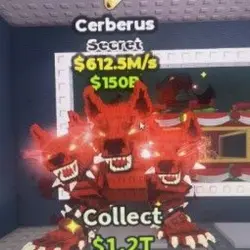 cerberus 612.5M s for 15$ (Секретный персонаж) — Roblox, лот №223905