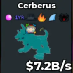 Cerberus 7.2B Rainbow Very Rare Rare Trait (Секретный персо… — Roblox, лот №223907