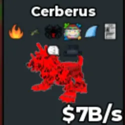 Cerberus 7B Cursed Very Rare (Секретный персонаж) — Roblox, лот №223908