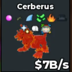 Cerberus 7B Lava Very Clean (Секретный персонаж) — Roblox, лот №223909