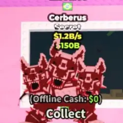 Cerberus Bloodrot 2.2B (Секретный персонаж) — Roblox, лот №223921