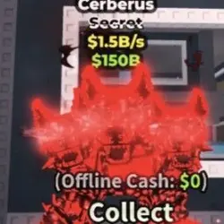 Cerberus Cursed (Секретный персонаж) — Roblox, лот №223928