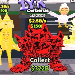 Cerberus Cursed 1Yr trait 2.5B s (Секретный персонаж) — Roblox, лот №223930
