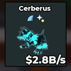 CERBERUS CYBER [2.8 B s ] with Shark trait and Starfall tra… — Roblox, лот №223935