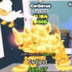Cerberus Gold 1.1B (Секретный персонаж) — Roblox, лот №223950