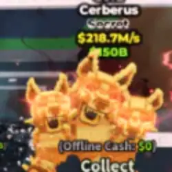 Cerberus Gold 218 M s (Секретный персонаж) — Roblox, лот №223957
