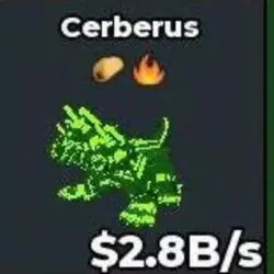 Cerberus Radioactive $2.8B S (Секретный персонаж) — Roblox, лот №223971