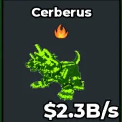 Cerberus Radioactive 2.3B s (Секретный персонаж) — Roblox, лот №223974