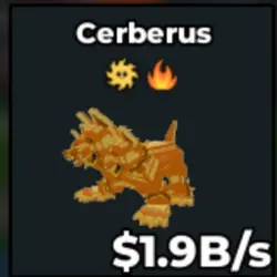 Cerberus Sun + Fire Trait (Секретный персонаж) — Roblox, лот №223983