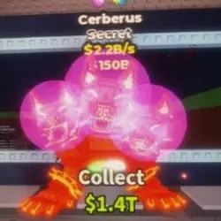 Cerburus 2.2B Lava Mutation Bubble Gum and Glitch effect (С… — Roblox, лот №224019