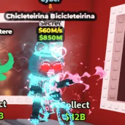 Chicleteira Bicicleteira #Cyber 60M (Секретный персонаж) — Roblox, лот №223992