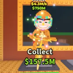 Chicleteira Bicicleteira - Gold (Секретный персонаж) — Roblox, лот №224004