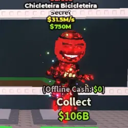 Chicleteira Bicicleteira Cursed 31M s (Секретный персонаж) — Roblox, лот №224089