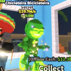 Chicleteira Bicicleteira Radioactive (Секретный персонаж) — Roblox, лот №224061