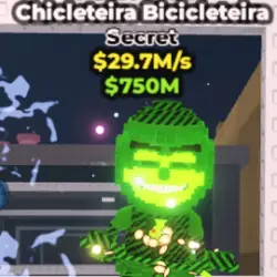 Chicleteira Bicicleteira Radioactive 29.7 M s (Секретный пе… — Roblox, лот №224062