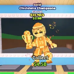 Chicleteira Champoena Gold 23.7M s (Секретный персонаж) — Roblox, лот №224097