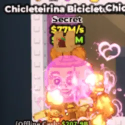 Chicleteirina Bicicleteirina 77M s Gold secret (Секретный п… — Roblox, лот №224229