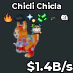 Chicli Chicla 1.4B s Clean Trait (Секретный персонаж) — Roblox, лот №224283