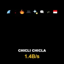 Chicli Chicla 1.4B s Exclusive - Ultra Rare (Секретный перс… — Roblox, лот №224284