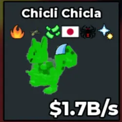 Chicli Chicla 1.7B s Mutation Rainbow With 7 Traits (Секрет… — Roblox, лот №224289