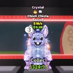 Chicli Chicla Crystal 1B s (Секретный персонаж) — Roblox, лот №224257