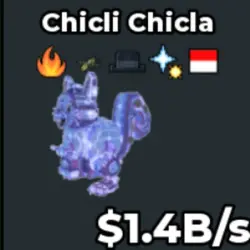 Chicli Chicla Crystal 5 Trait 1.4B s (Секретный персонаж) — Roblox, лот №224305