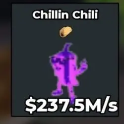 Chillin Chili 237.5M s “ Galaxy “ 1 Trait CLEAN Rare Item S… — Roblox, лот №224540