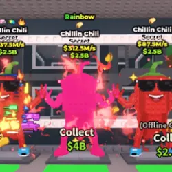 Chillin Chili 25m s 5 - 15 mins (Секретный персонаж) — Roblox, лот №224582