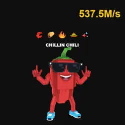 Chillin Chili 537.5M s #Sha (Секретный персонаж) — Roblox, лот №224614