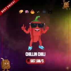 Chillin Chili 587.5M s (Секретный персонаж) — Roblox, лот №224620