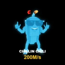 Chillin Chili Diamond 200M s Exclusive - Ultra Rare (Секрет… — Roblox, лот №224638