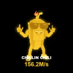 Chillin Chili Gold 156.2M s Exclusive - Ultra Rare (Секретн… — Roblox, лот №224651