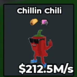 CHILLIN CHILLI 212.5M (Секретный персонаж) — Roblox, лот №224675